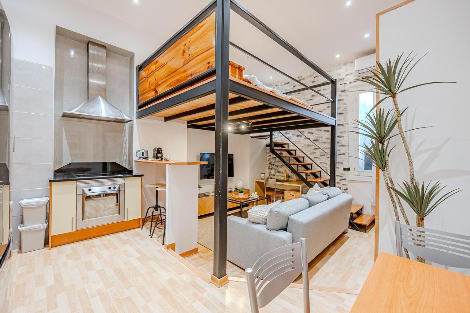 Ferienwohnung Increible Loft A 5 Min Del Retiro & Wizink Madrid Exterior foto